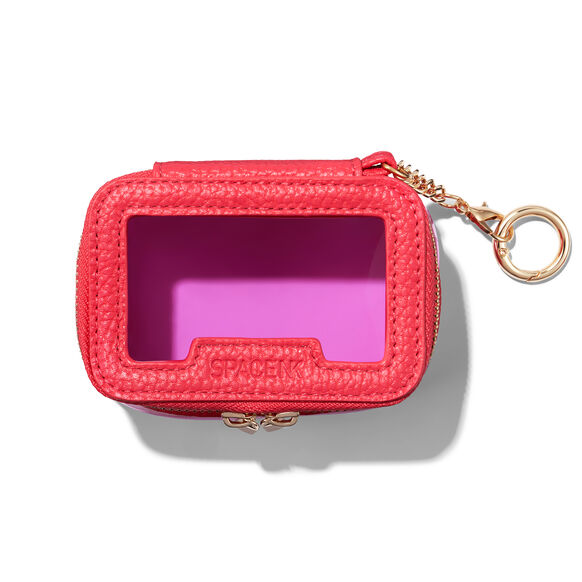 Micro Travel Bag Charm Flamingo Pink, , large, image1