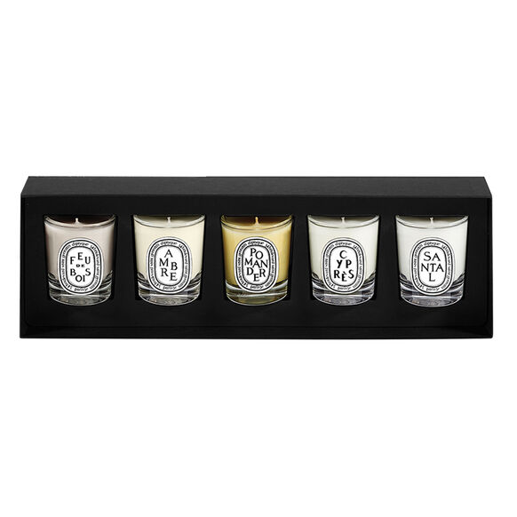 Winter Set of 5 Mini Candles, , large, image1