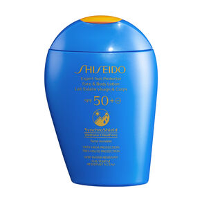 Lotion protectrice solaire Expert pour le visage et le corps FPS 50+.