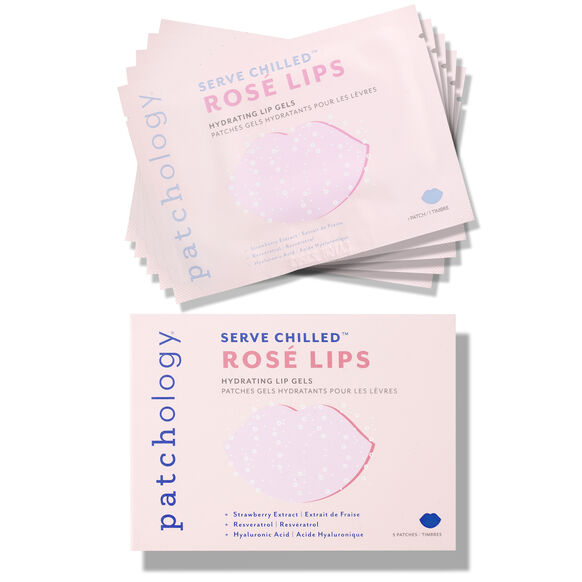 Pack de 5 gels hydratants pour les lèvres Serve Chilled Rosé Lips, , large, image1