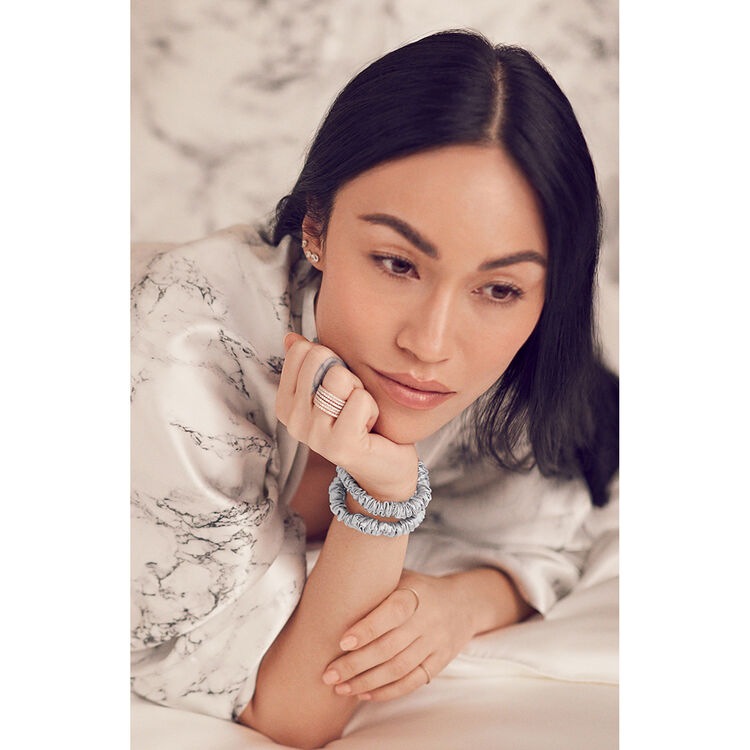 Slip Skinny Silk Scrunchies 6 pack Space NK