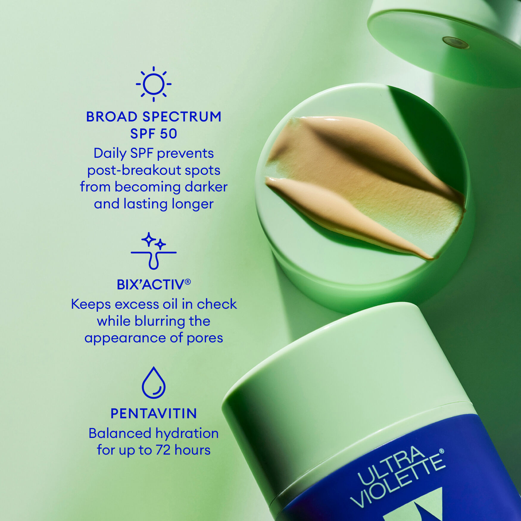 Ultra Violette Unblock Screen SPF 50 Breakout-Proof SKINSCREEN