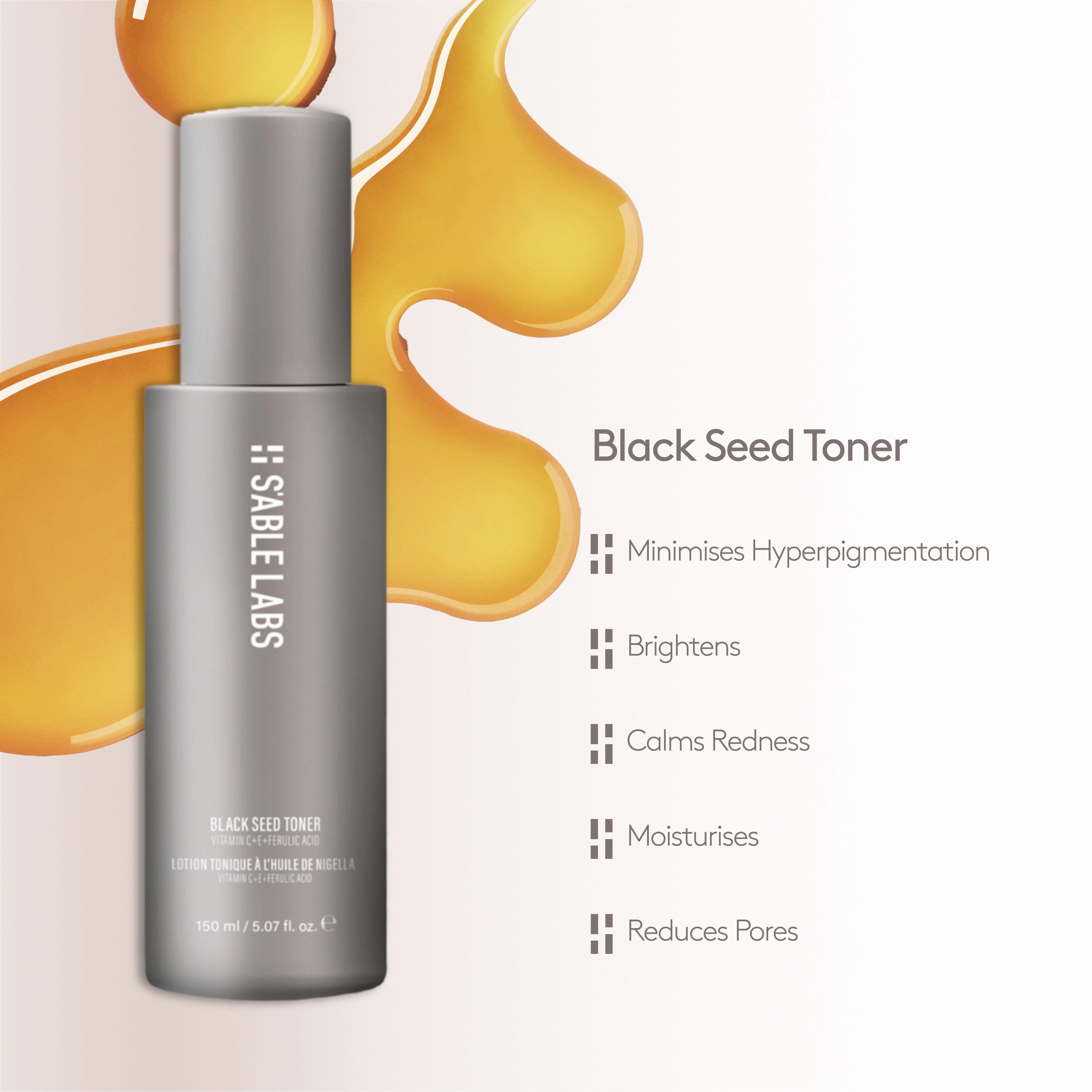 S'ABLE LABS Black Seed Toner | Space NK