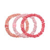 Pure Silk Skinny Scrunchie Trio &ndash; Sherbet, , large, image2