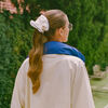 Pure Silk Jumbo Scrunchie - Courtside, , large, image4