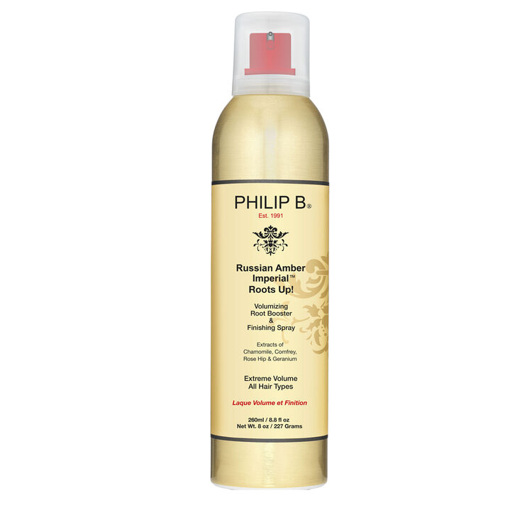 Philip B Russian Amber Imperial Roots Up! Volumising Root Booster & Finishing Spray