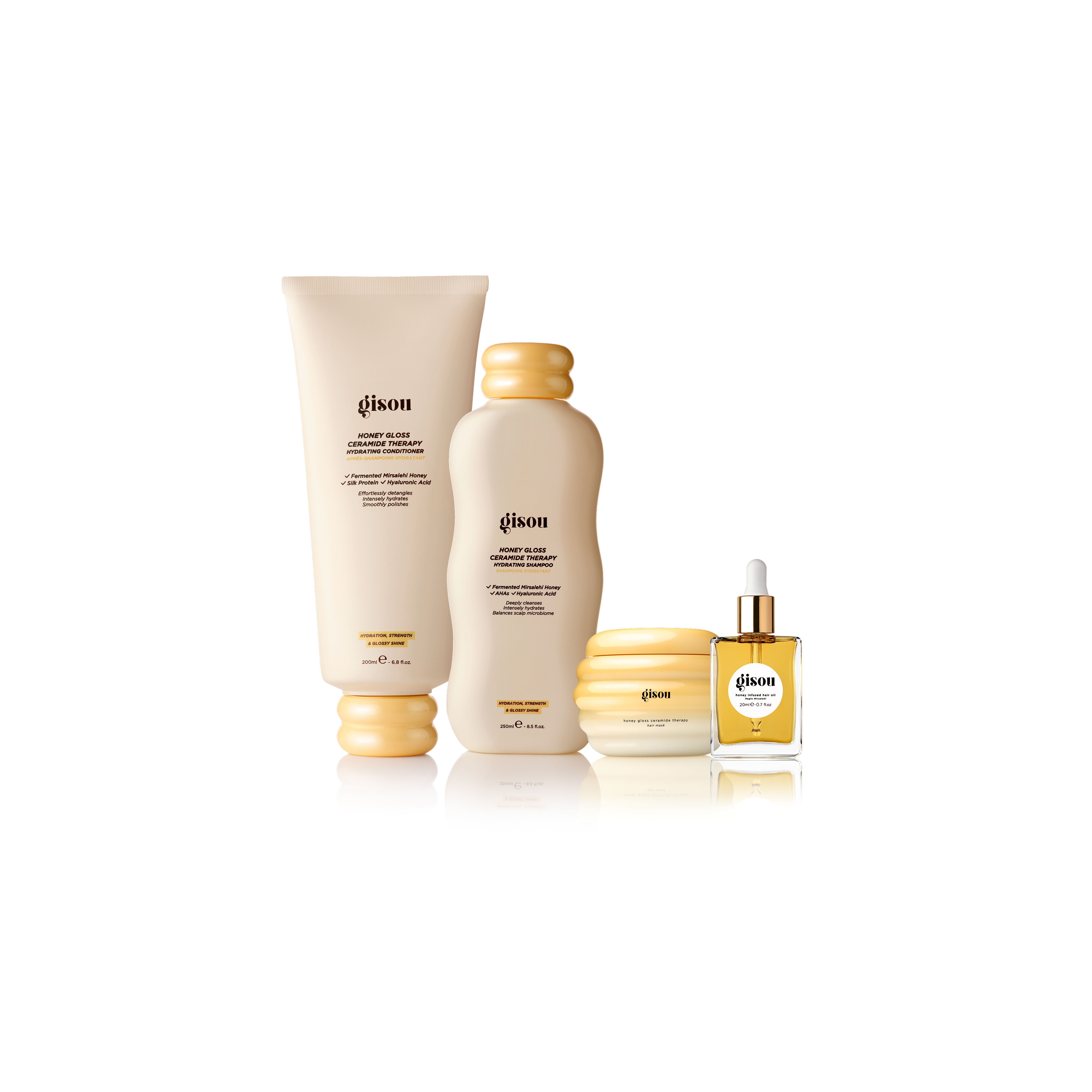 Gisou Honey Gloss Ceramide Therapy Routine | Space NK
