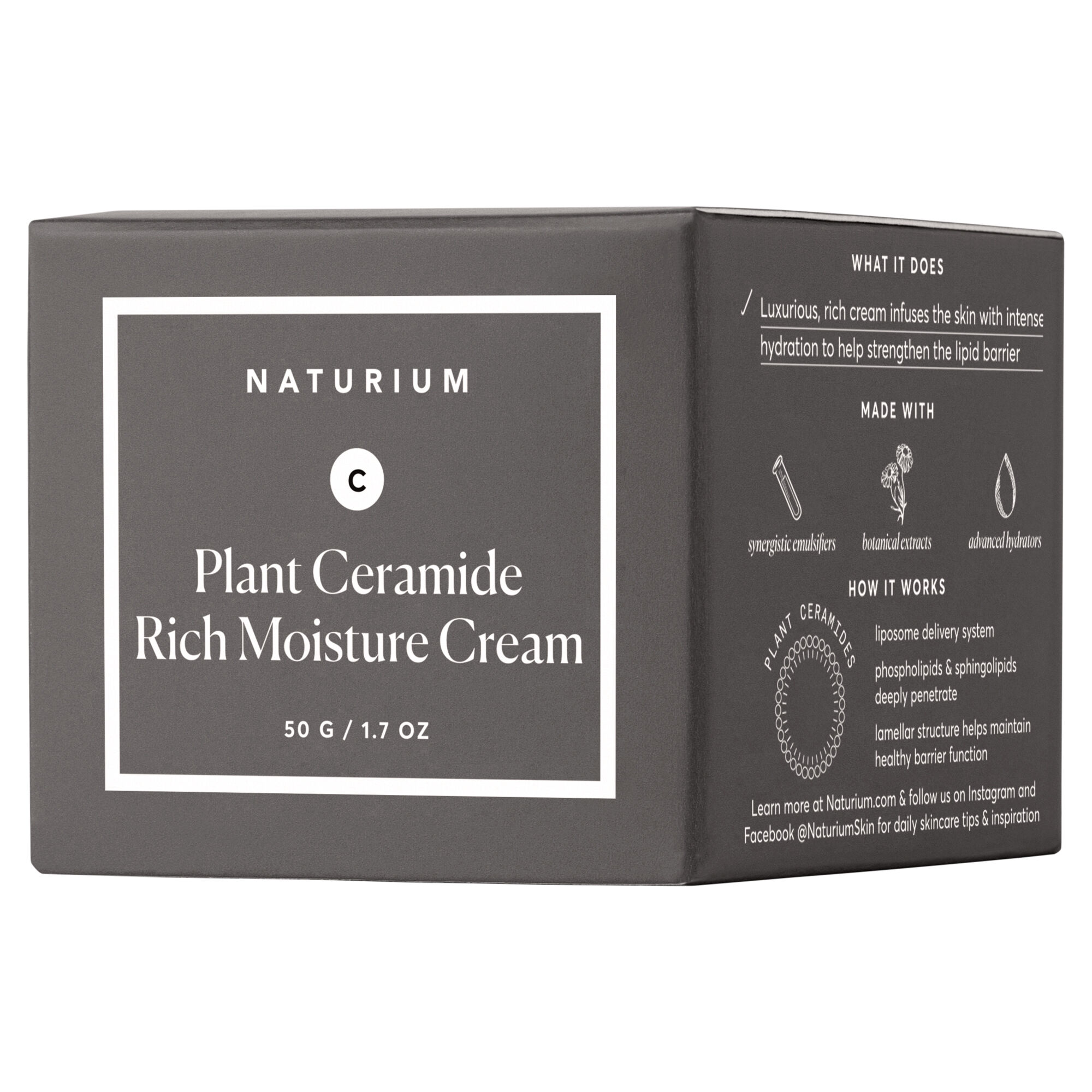 NATURIUM Plant Ceramide Rich Moisture Cream | Space NK