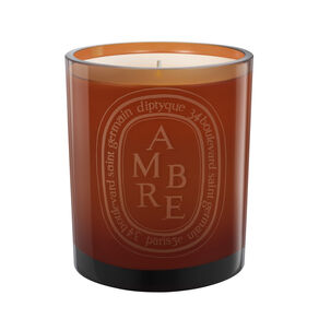 Ambre Coloured Candle