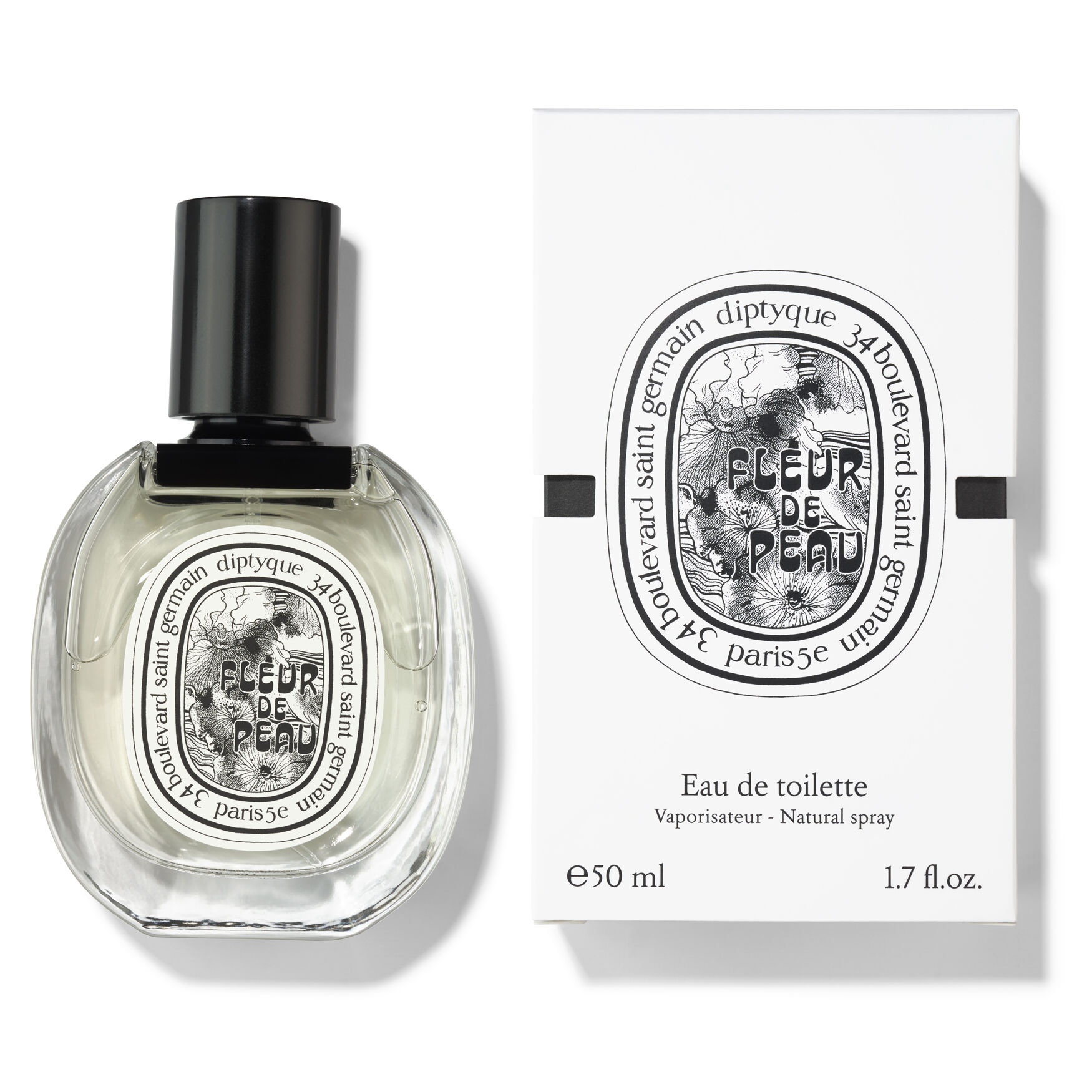 香水(ユニセックス) Fleur de Peau Eau de Parfum 75ml Fleur de Peau (フルールドゥポー) - オードトワレ - 100ml | Diptyque