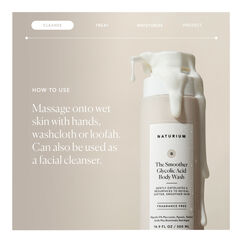 The Smoother Glycolic Acid Exfoliating Body Wash, , large, image6