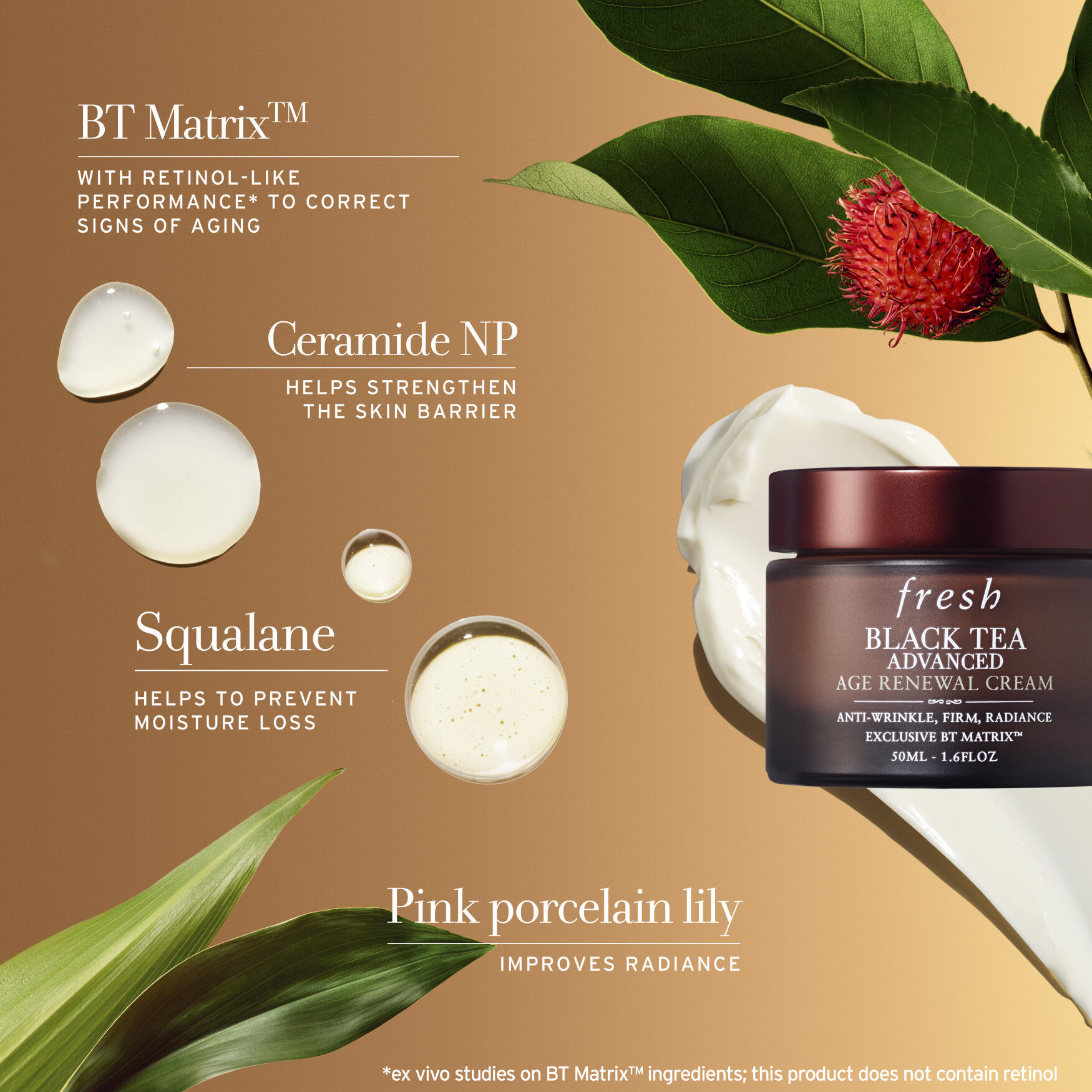 Fresh Black Tea Advanced Age Renewal Cream | Space NK