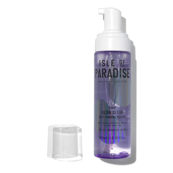 Glow Clear Self-Tanning Mousse Violet, DARK 200ML, large, image2