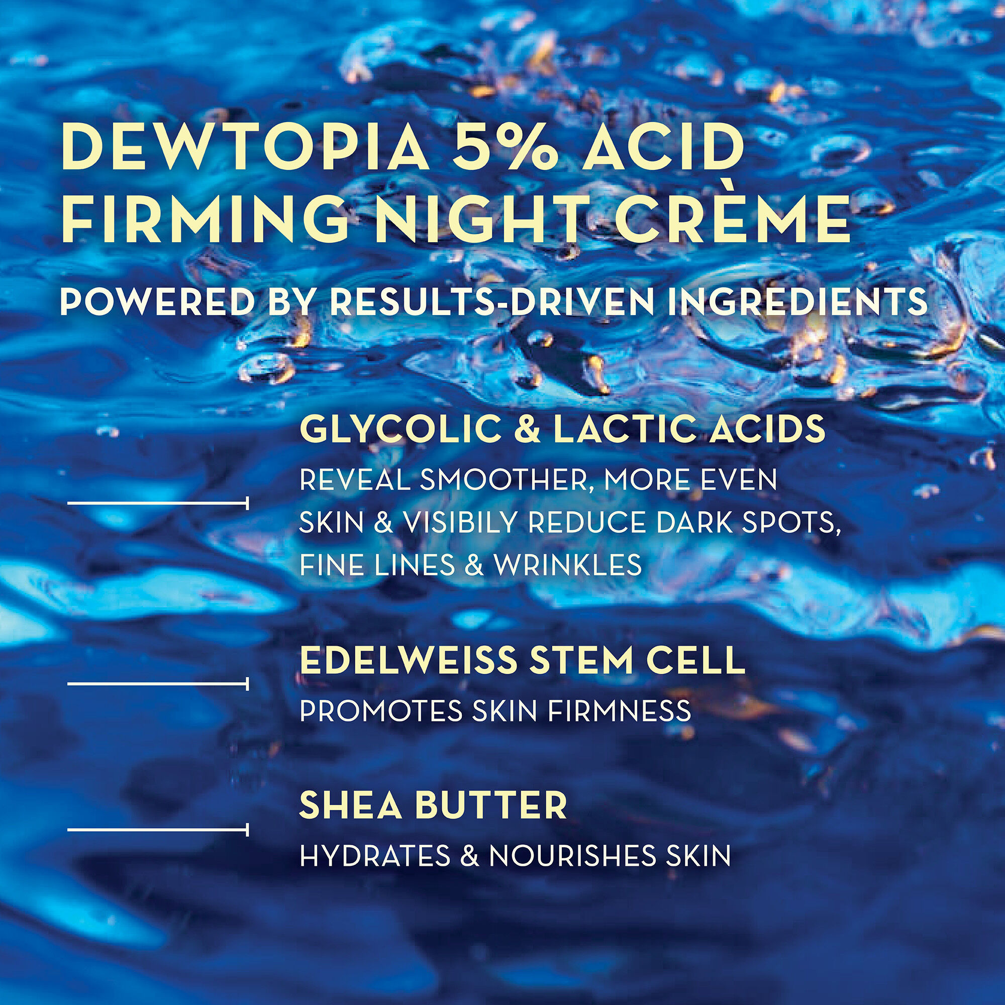 Ole Henriksen Dewtopia 5% Acid Firming Night Crème. | Space NK