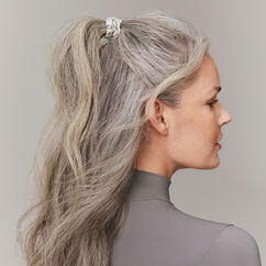 Skinny Scrunchies - 4 pack, SILVER, large, image4