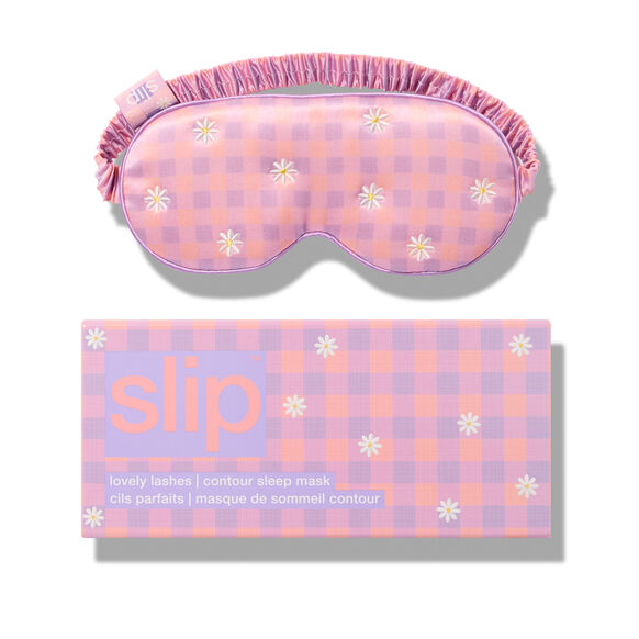 Pure Silk Contour Sleep Mask – Posie, , large, image1