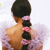 Pure Silk Large Scrunchies Set of 3 – Belleflower, , large, image4