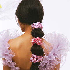 Pure Silk Large Scrunchies Set of 3 – Belleflower, , large, image4
