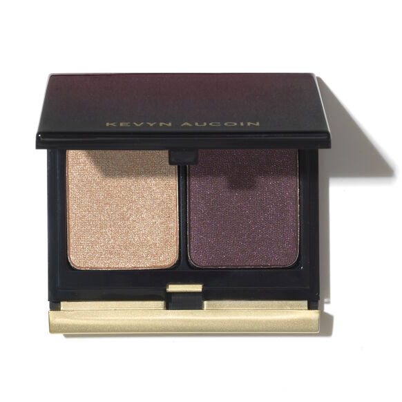 The Eyeshadow Duo, 205 ROSE GOLD/ICED PLUM, large, image1