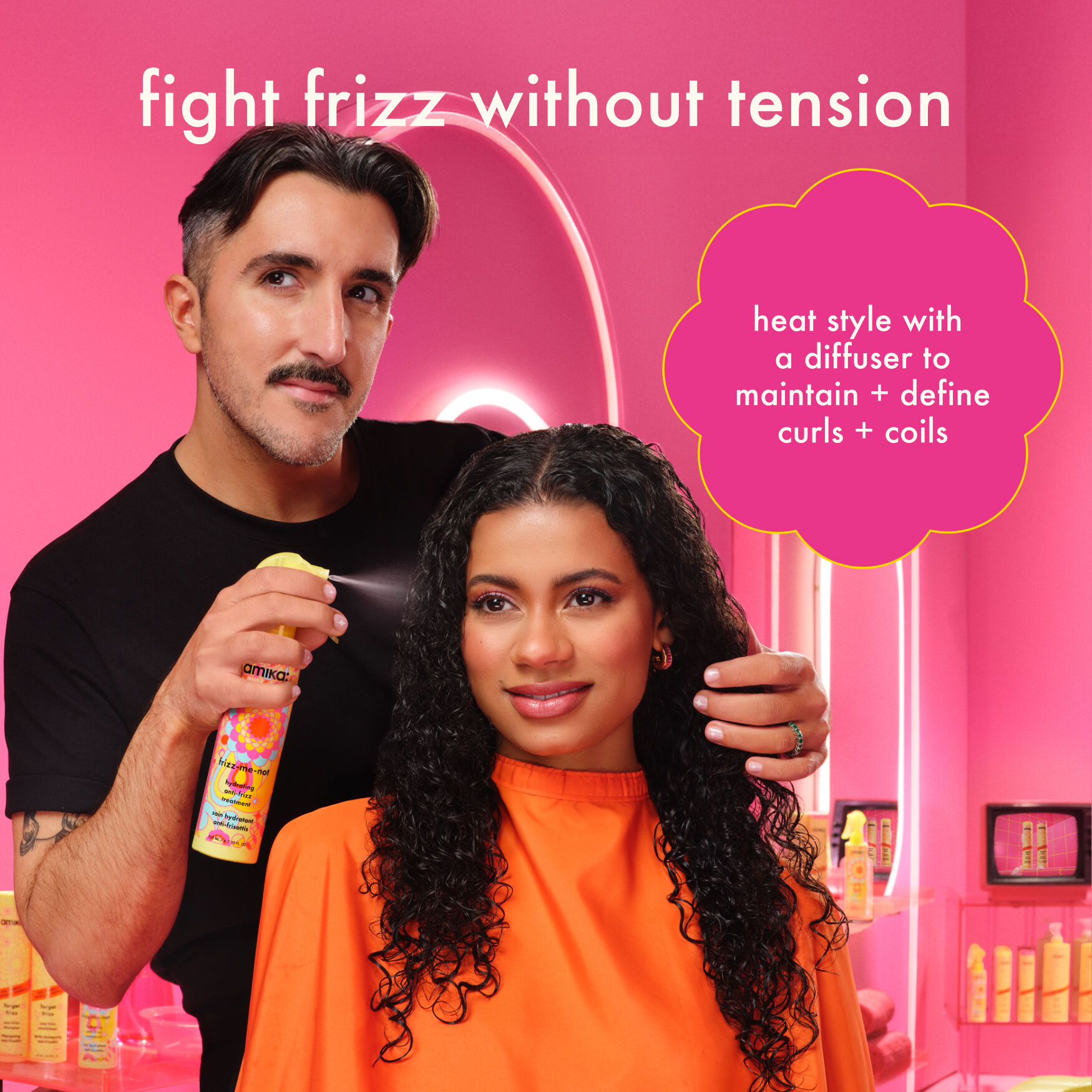 Amika Frizz-me-not Hydrating Anti-Frizz Treatment | Space NK