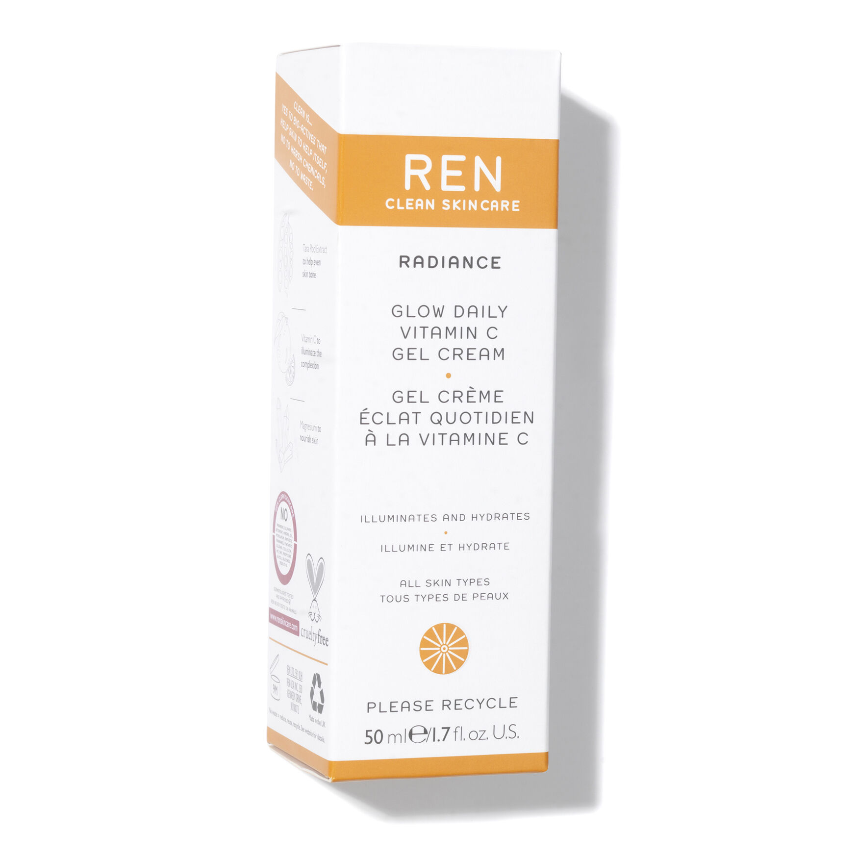 Ren Clean Skincare Glow Daily Vitamin C Gel Cream Space Nk