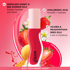 Honey Infused Lip Oil, STRAWBERRY SORBET, large, image8