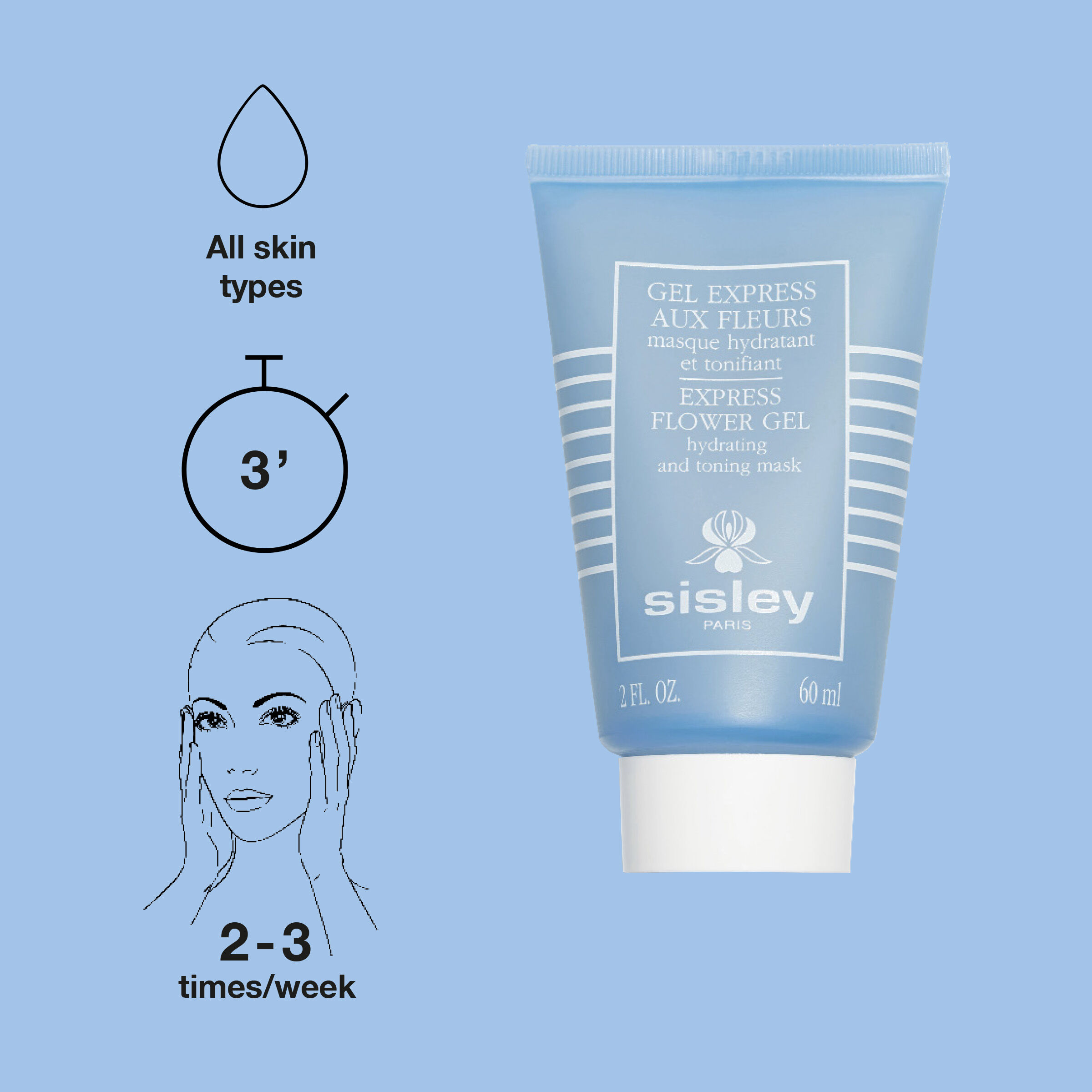 Sisley-Paris Express Flower Gel 2fl.oz | Space NK