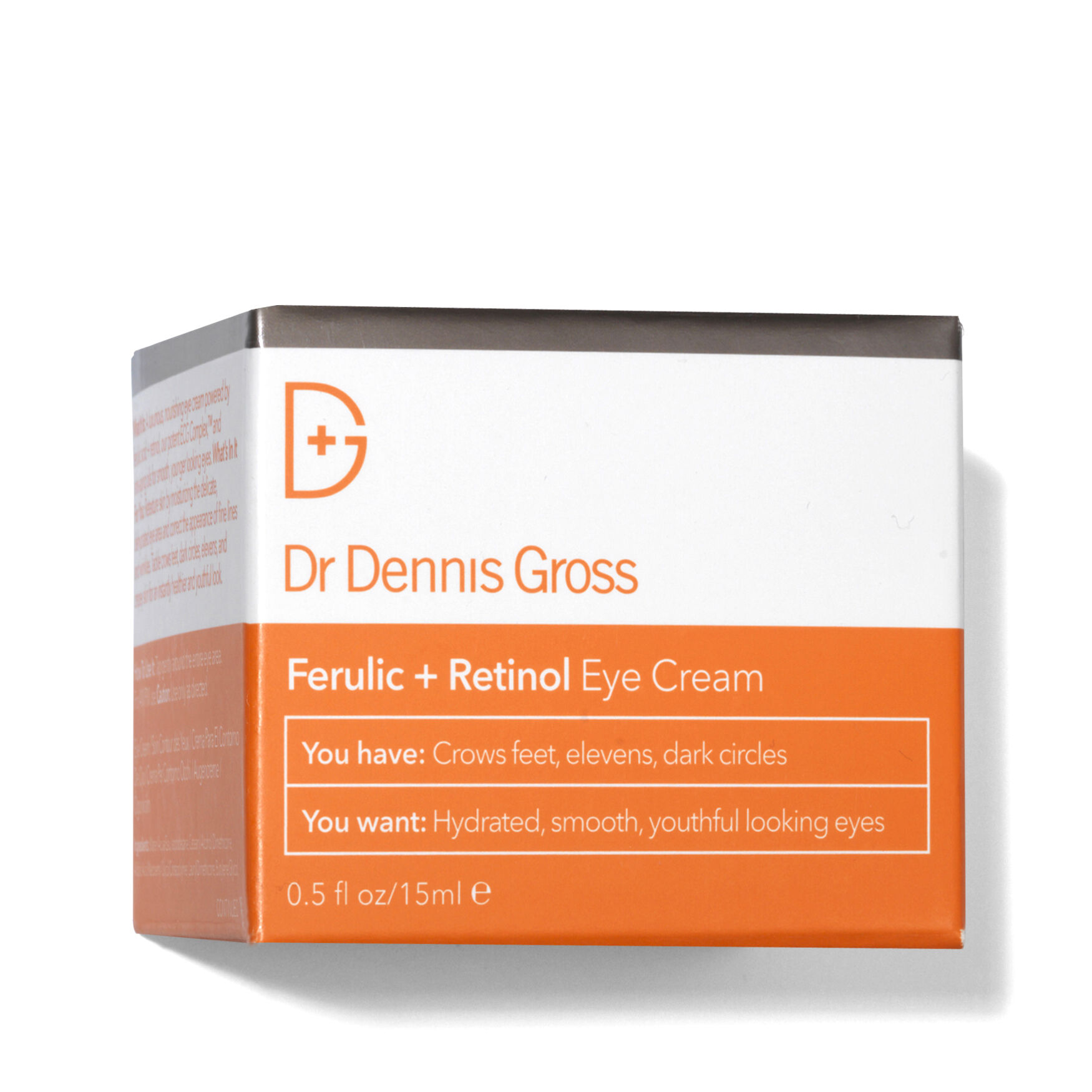 Dr Dennis Gross Ferulic Retinol Eye Cream Krim Mata 15ml 0 5oz Perawatan Mata Bibir Free Worldwide Shipping Strawberrynet Id