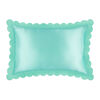 Silk Scalloped Queen Pillowcase – Turquoise, , large, image2