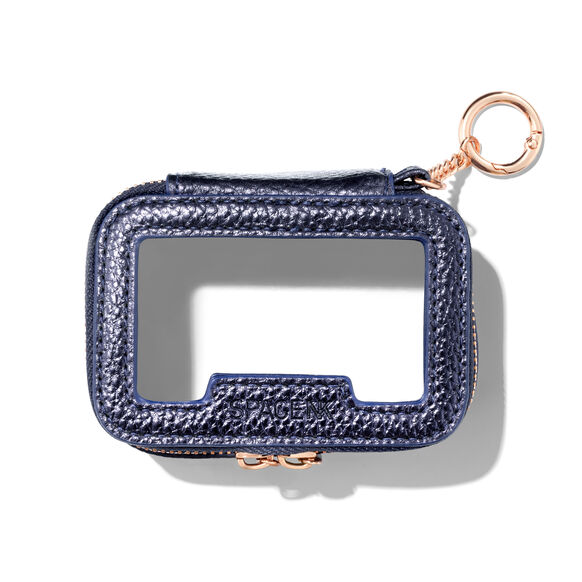 Micro Travel Bag Charm Navy, , large, image1