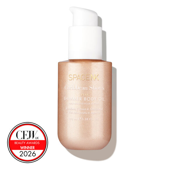Caribbean Shores Shimmer Body Oil - Pearl, , large, image1