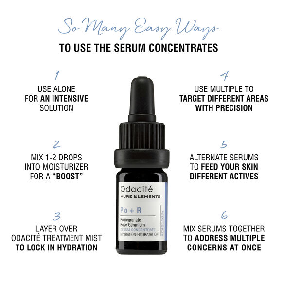 Po+R Hydration Serum Concentrate (Pomegranate + Rose Geranium), , large, image5