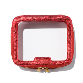 Medium Travel Bag - Metallic Red