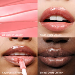 Lip Glaze Hydrating Sheer Lip Oil, CREAMY, large, image3