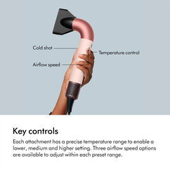 Supersonic r™ Hair Dryer – Straight +Wavy (Ceramic Pink/Rose Gold), , large, image4