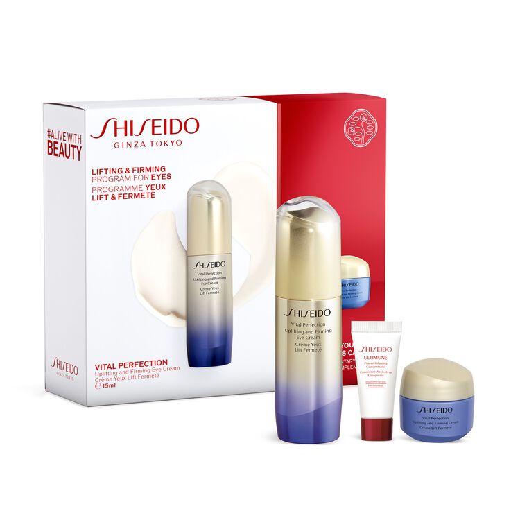 Shiseido Vital Perfection Uplifting And Firming Cream Pouch Set In Neutral