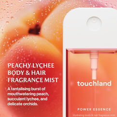 Power Essence Hydrating Body & Hair Fragrance Mist Peachy Lychee, , large, image2