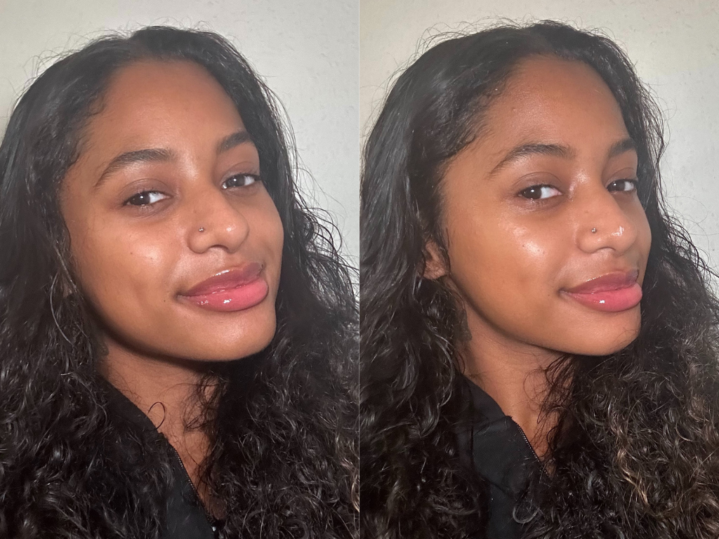Before and after Tatcha Dewy Skin Cream | Space NK Before and after Tatcha Dewy Skin Cream | Space NK