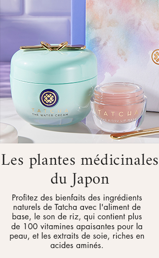 Tatcha's products include skin soothing Japanese Botanicals