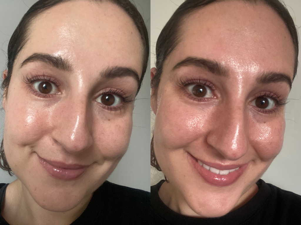 Dr Dennis Gross DermInfusions Eye Mask Before and After | Space NK