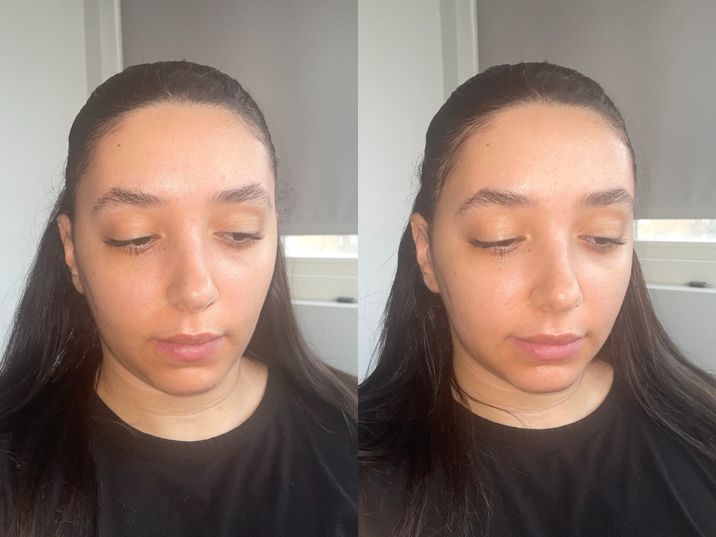 Before and after Tatcha Dewy Skin Cream | Space NK Before and after Tatcha Dewy Skin Cream | Space NK