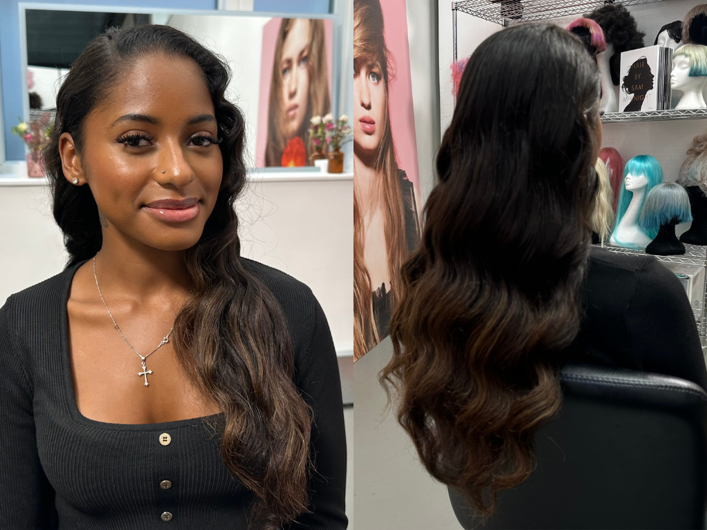 Glam Christmas party hair | Space NK Glam Christmas party hair | Space NK