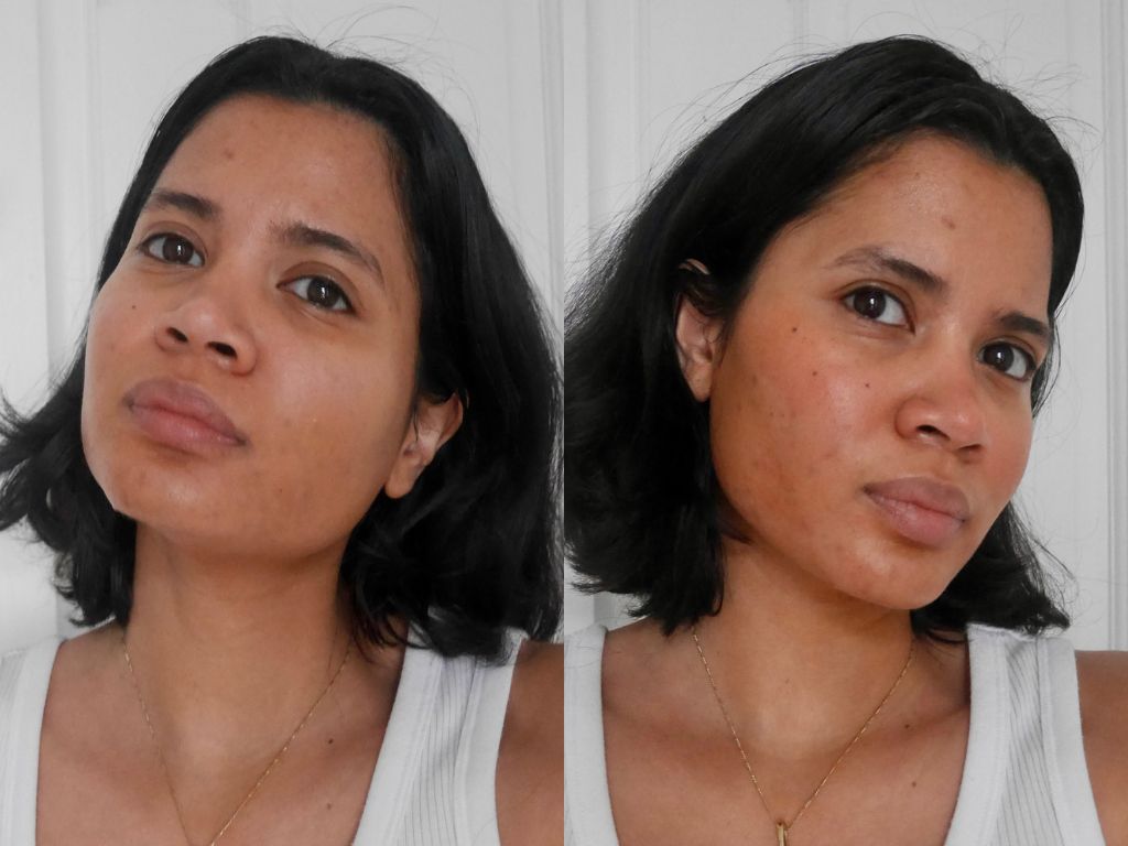 Before and after Rare Beauty Soft Pinch Luminous Powder Blush Before and after Rare Beauty Soft Pinch Luminous Powder Blush