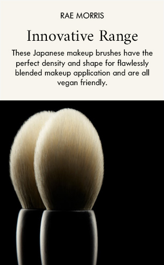 Japanese makeup brushes by Rae Morris