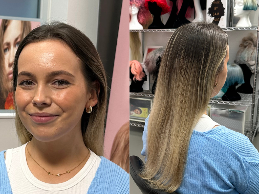 Before Bella Hadid knotted bun | Space NK Before Bella Hadid knotted bun | Space NK