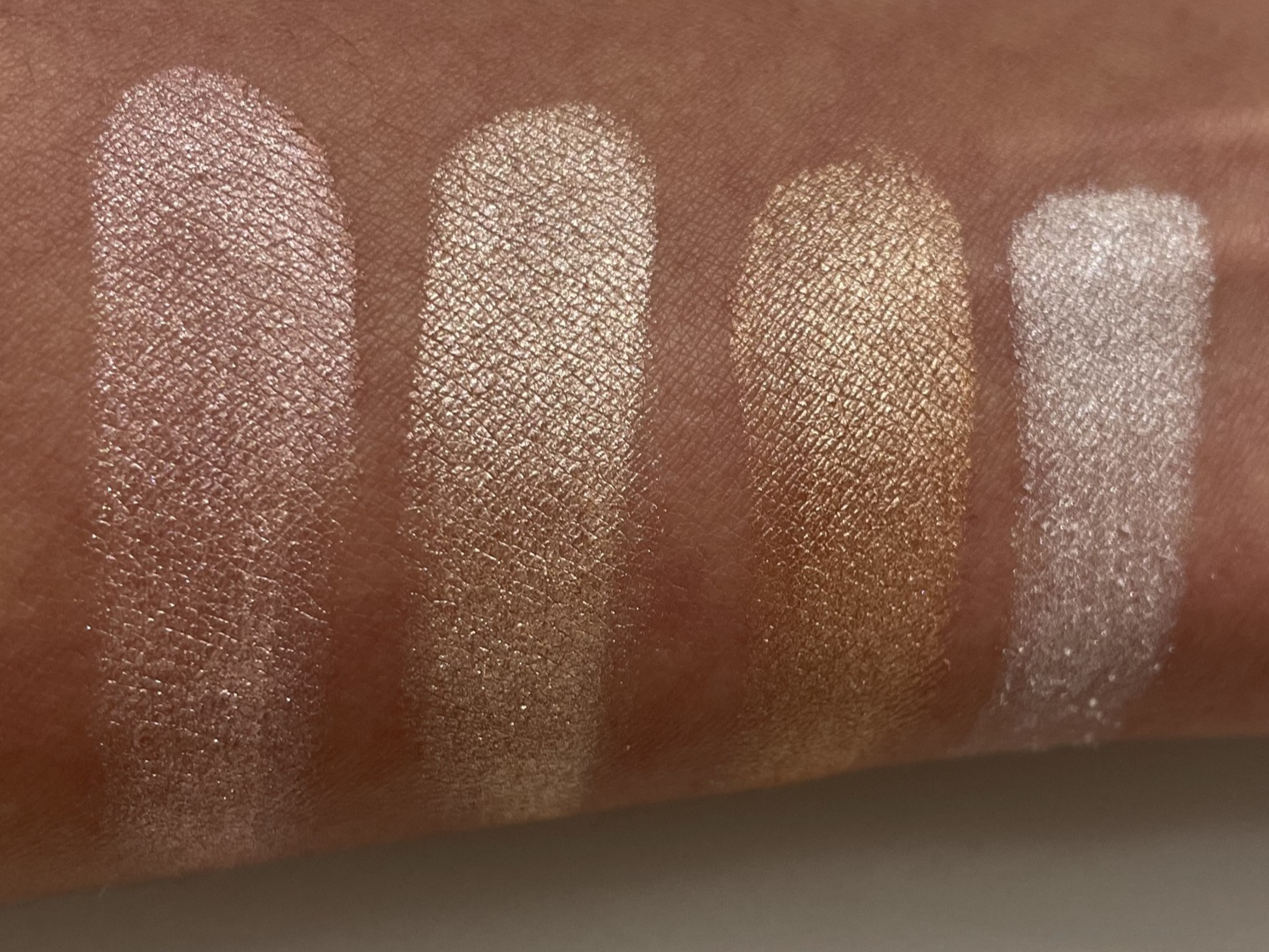 Rare Beauty Highlighter Swatch | Space NK Rare Beauty Highlighter Swatch | Space NK