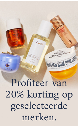 Profiteer van 20% korting op geselecteerde merken