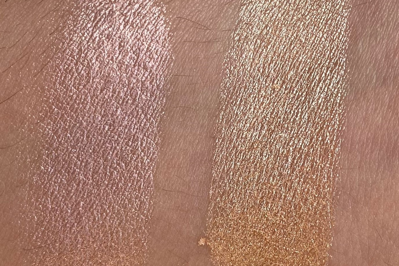 Rare Beauty Highlighter and Rare Beauty Luminizer Swatches | Space NK
