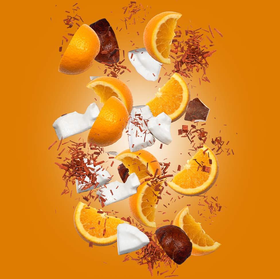 Orange product background