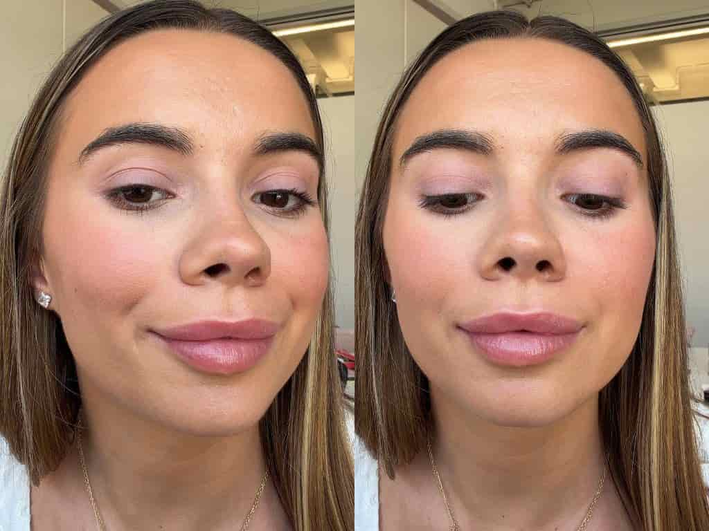 Mauve Armani Eye Tint Look
